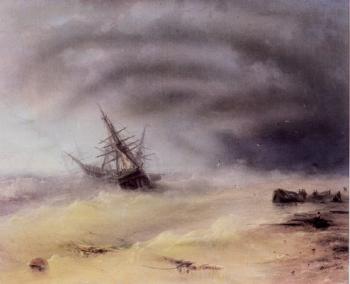 Ivan Constantinovich Aivazovsky : Storm II